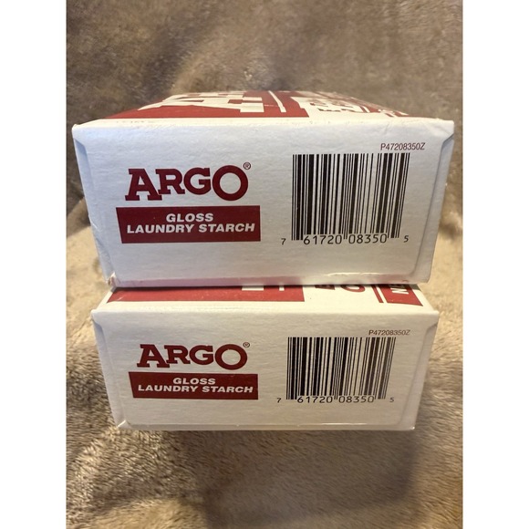 (2) ARGO Gloss Laundry Starch Crisp Finish ~Sealed Discontinued~16oz *READ* - Picture 5 of 5